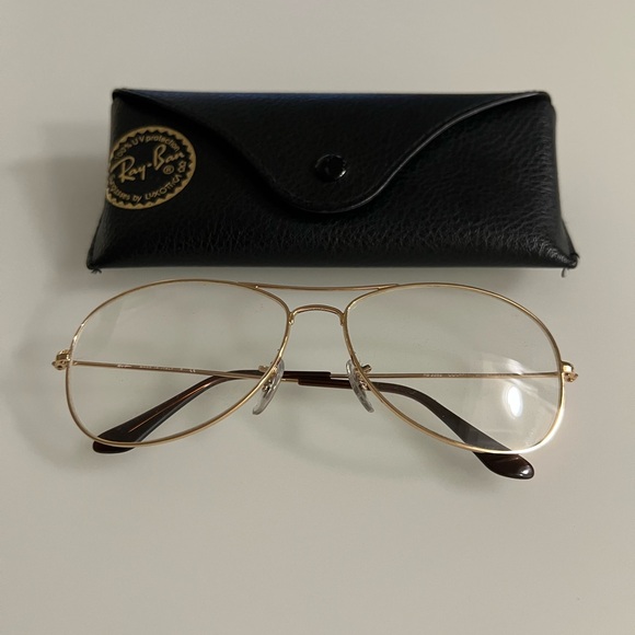 Ray-Ban Accessories - Ray-Ban Gold Aviator +1.5 Reading Glasses